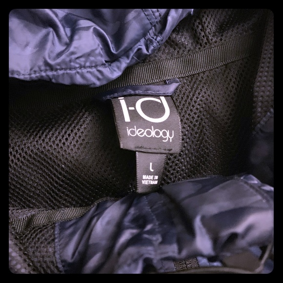 Ideology Camo Windbreaker Hoodie (Obsidian Blue) - Picture 1 of 5